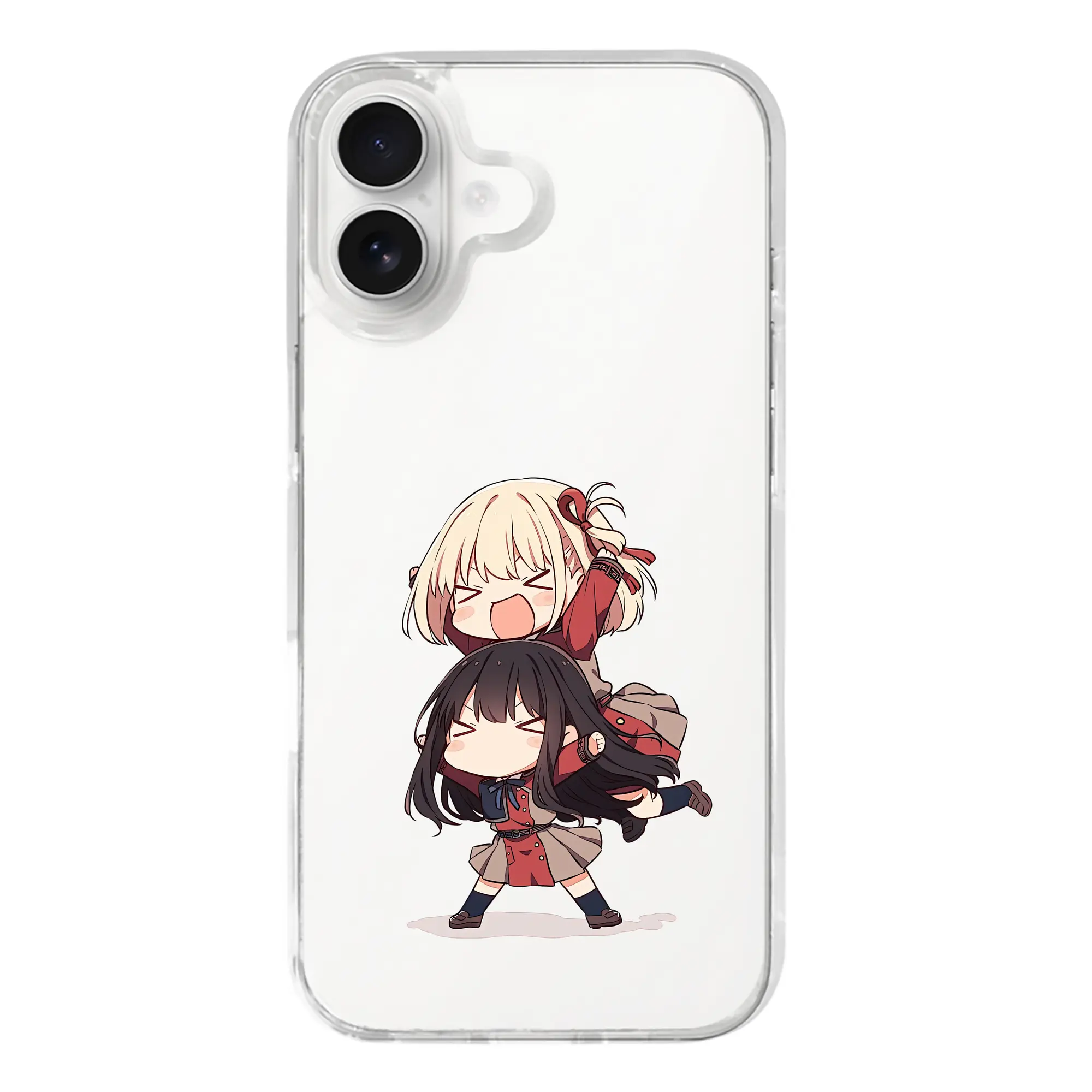 リコリス・リコイル グッズ,井ノ上たきな - iPhone 17シリーズ 透明スマホケース – 薄型・耐衝撃・精密フィット保護カバー